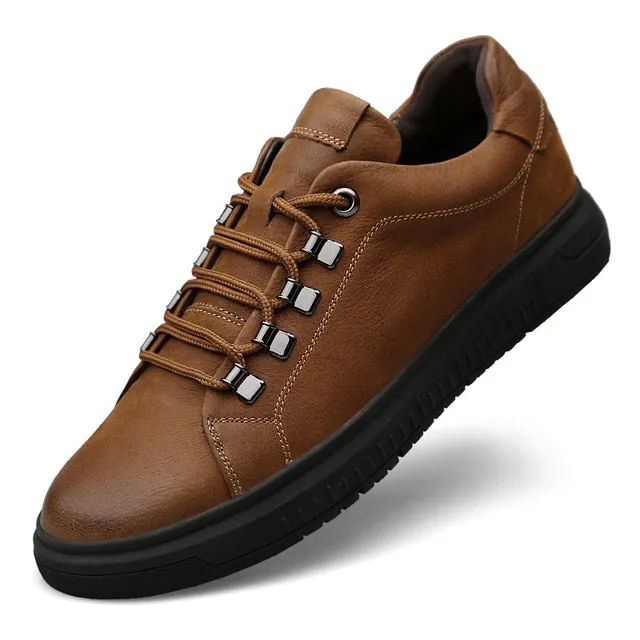 Man Flat Classic Men Dress Shoes outdoor lace up genuine Leather Wing tip Carved Italian Formal Oxfords shoes size 38-47 n1