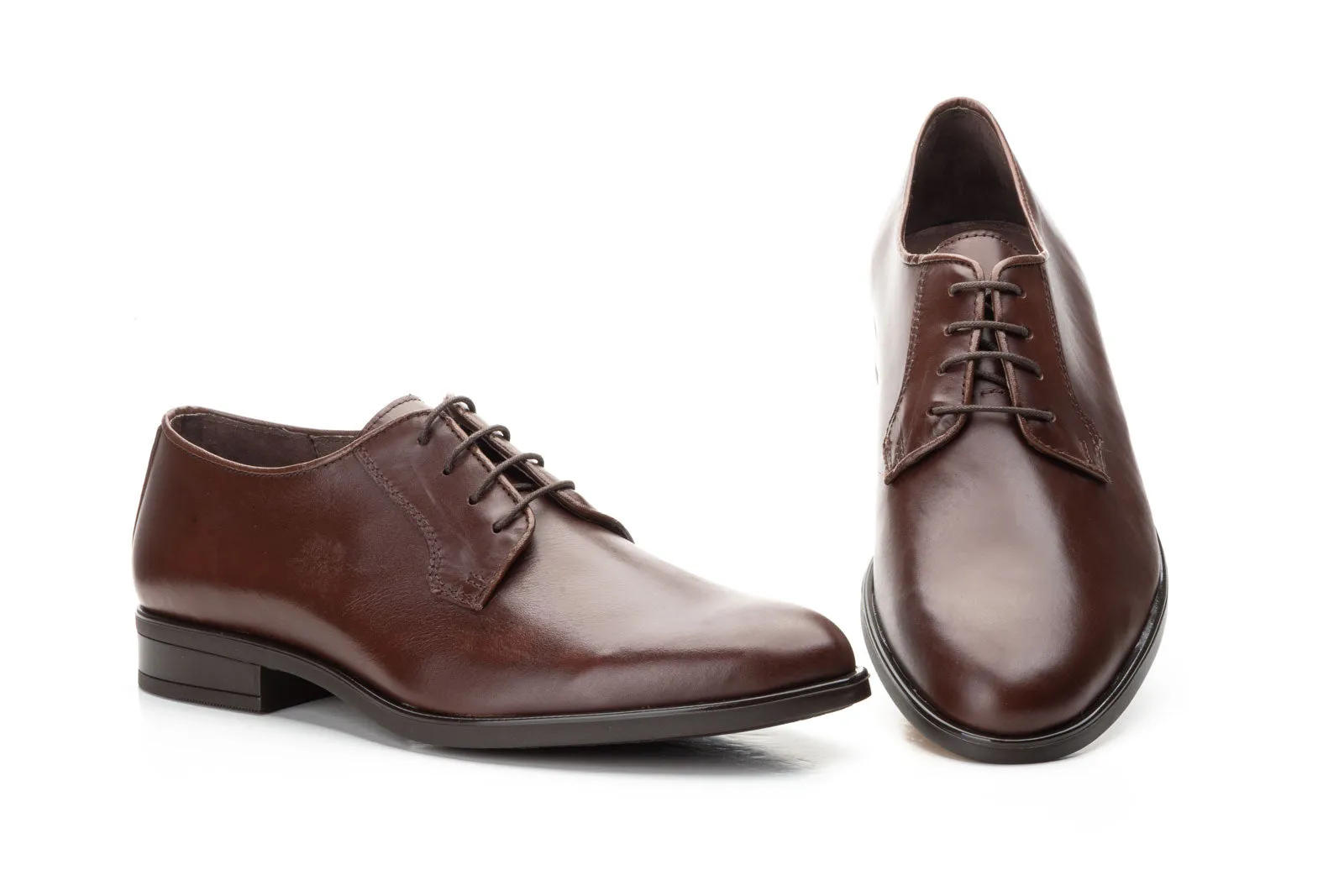 Maroon Lace-Up Shoes
