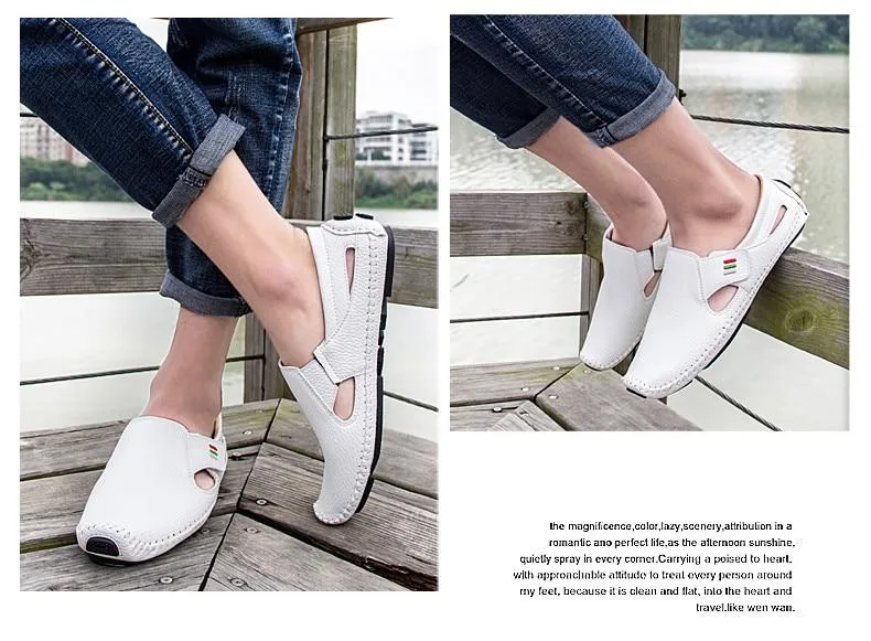 Men Breathable Casual Driving Boats Flats Loafers Shoes