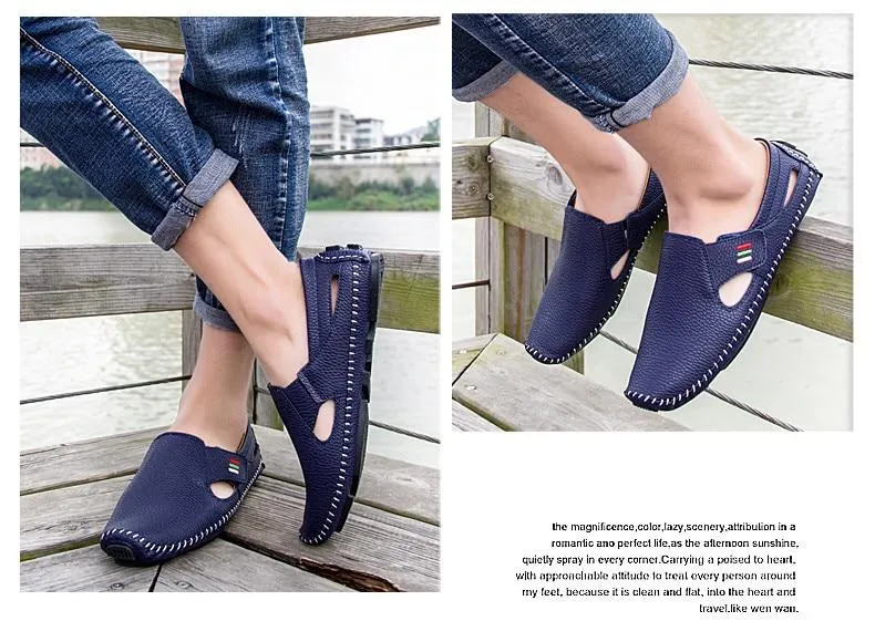 Men Breathable Casual Driving Boats Flats Loafers Shoes