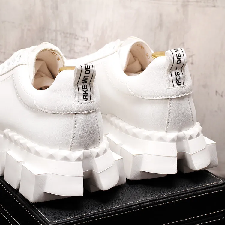 Men British Style Fashion Casual Shoes Spring Summer Autumn Thick Bottom Hip Hop Sneakers Male Youth Trending Loafers