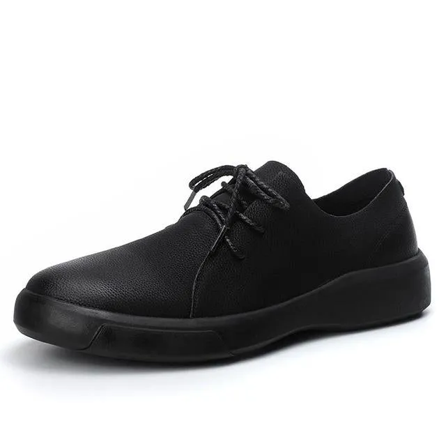 Men Flats Moccasins Quality Handmade Leather Shoe