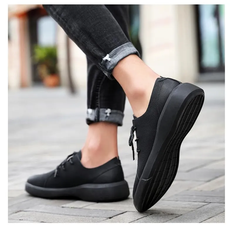 Men Flats Moccasins Quality Handmade Leather Shoe