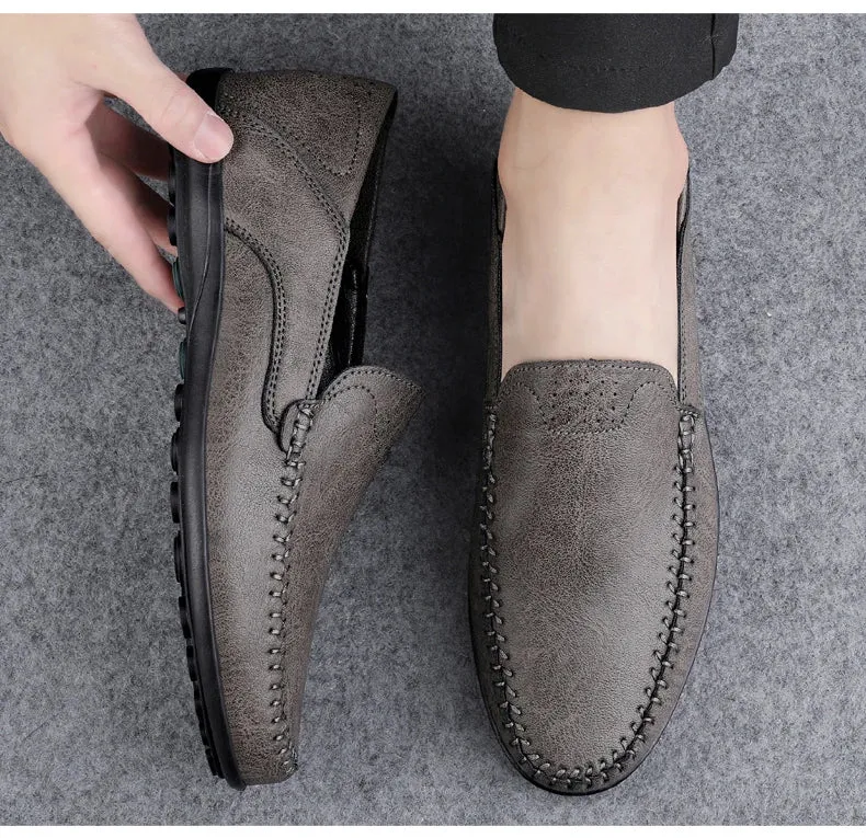 Men Handmade  Breathable Loafers