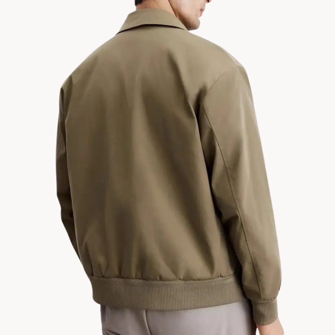Men’s Casual Jacket – Snap Button Closure – Minimalist Design – Lightweight Smart Outerwear