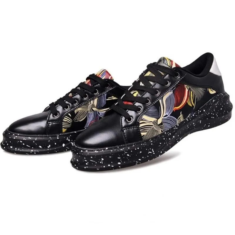 Men's Fashion Print Low Tops