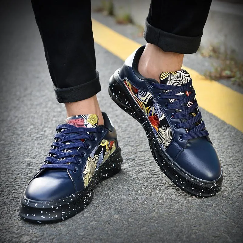 Men's Fashion Print Low Tops