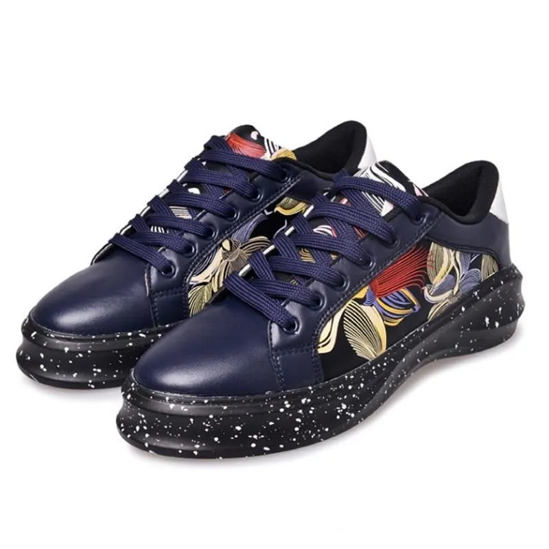Men's Fashion Print Low Tops