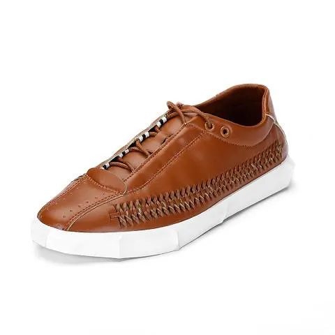 Men's Flat Knitted Vintage Lace Ups
