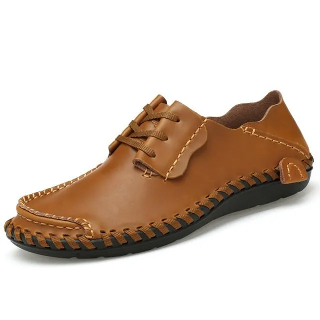 Men's Handmade Boat Shoes Up To Size 13