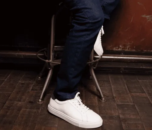 MEN'S MILWAUKEE BOOT CO. FALK SNEAKER | NAVY SUEDE