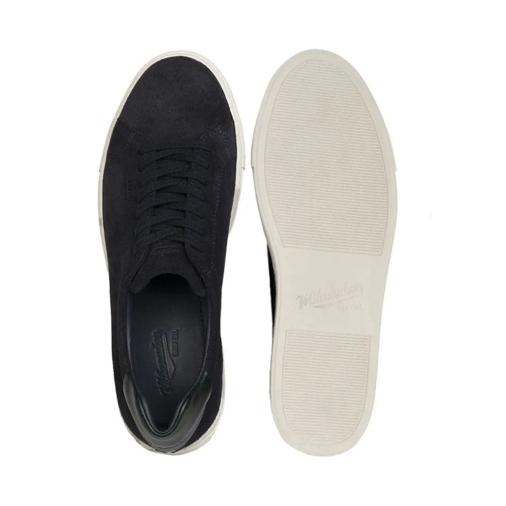 MEN'S MILWAUKEE BOOT CO. FALK SNEAKER | NAVY SUEDE