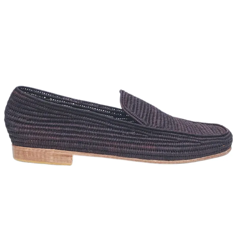Men's Raffia Loafer (Brown)