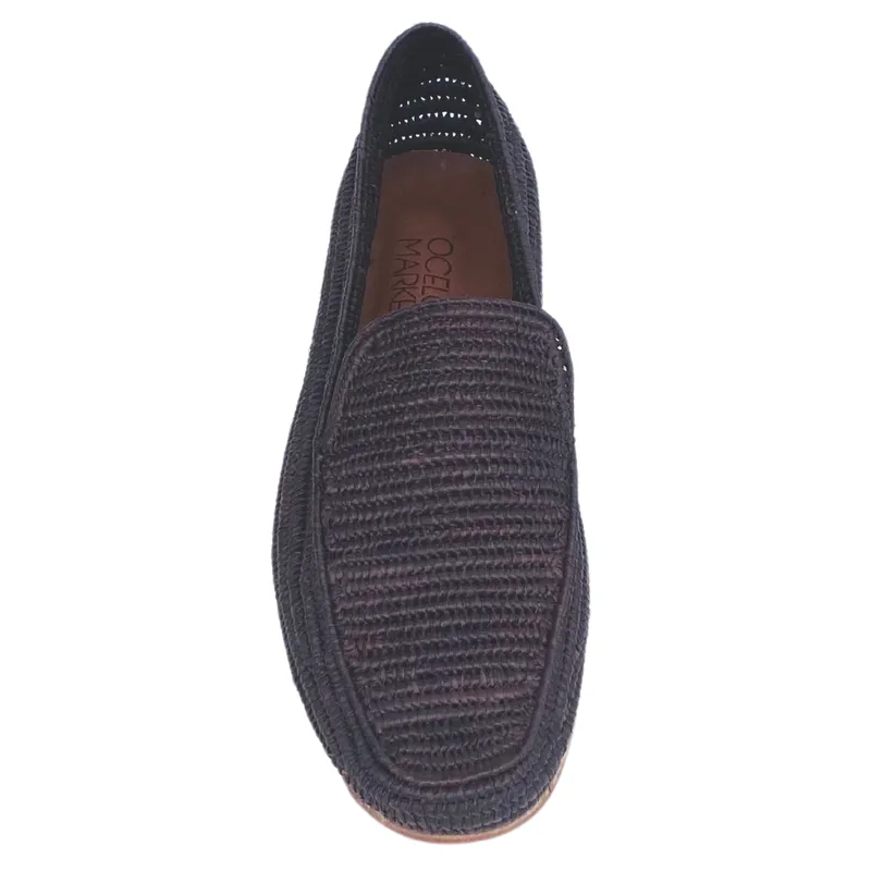 Men's Raffia Loafer (Brown)