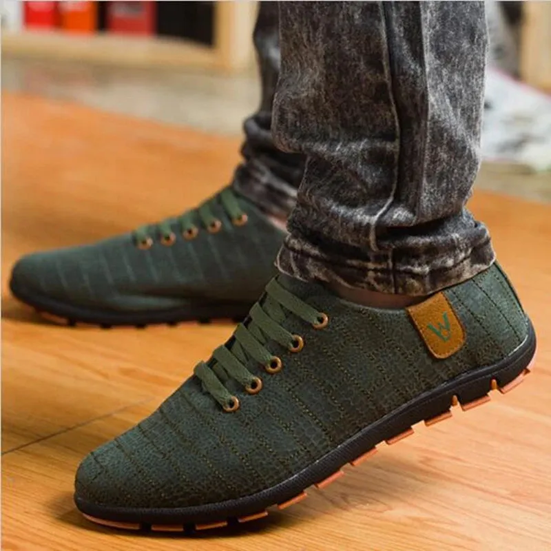 Mens Shoes Casual Fashion Low Lace-up Walking Sneakers Flats Breathable Running Shoes Men Zapatillas Hombre