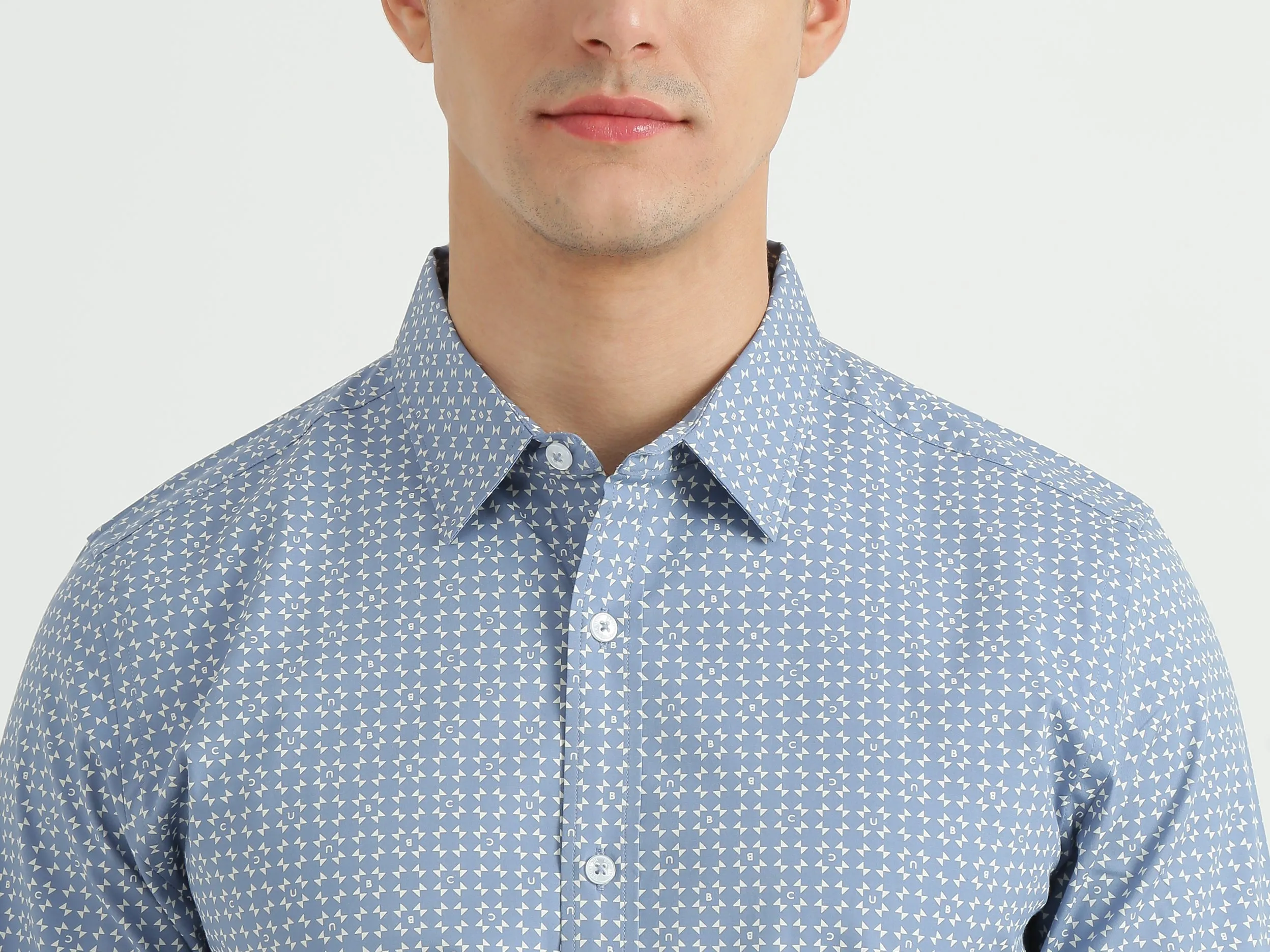 Mens Slim Fit Printed Shirt