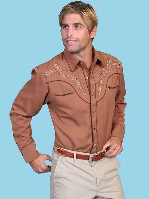 Men's Vintage Western Shirt Collection: Scully Classic Bootstitch