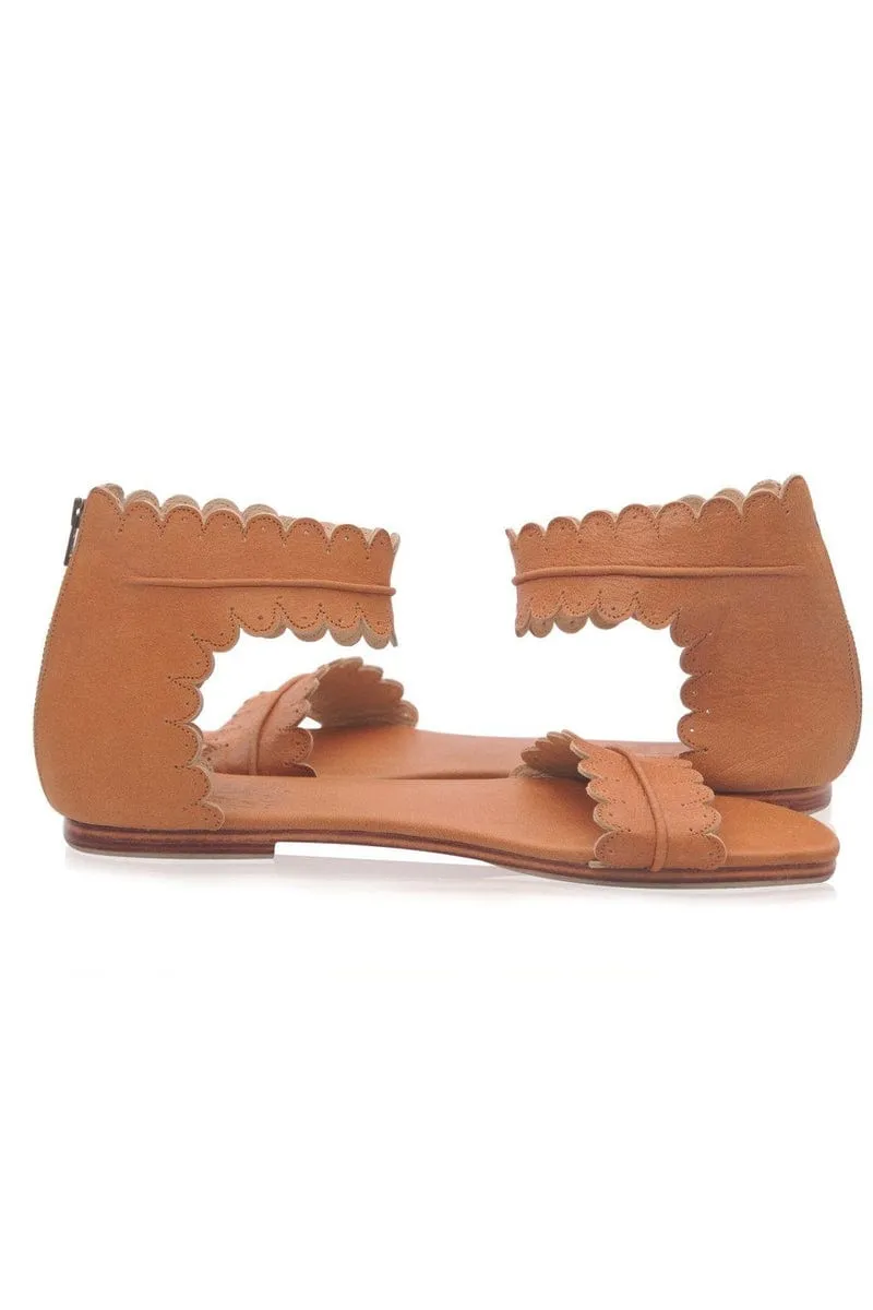 Midsummer Sandals in Dark Tan