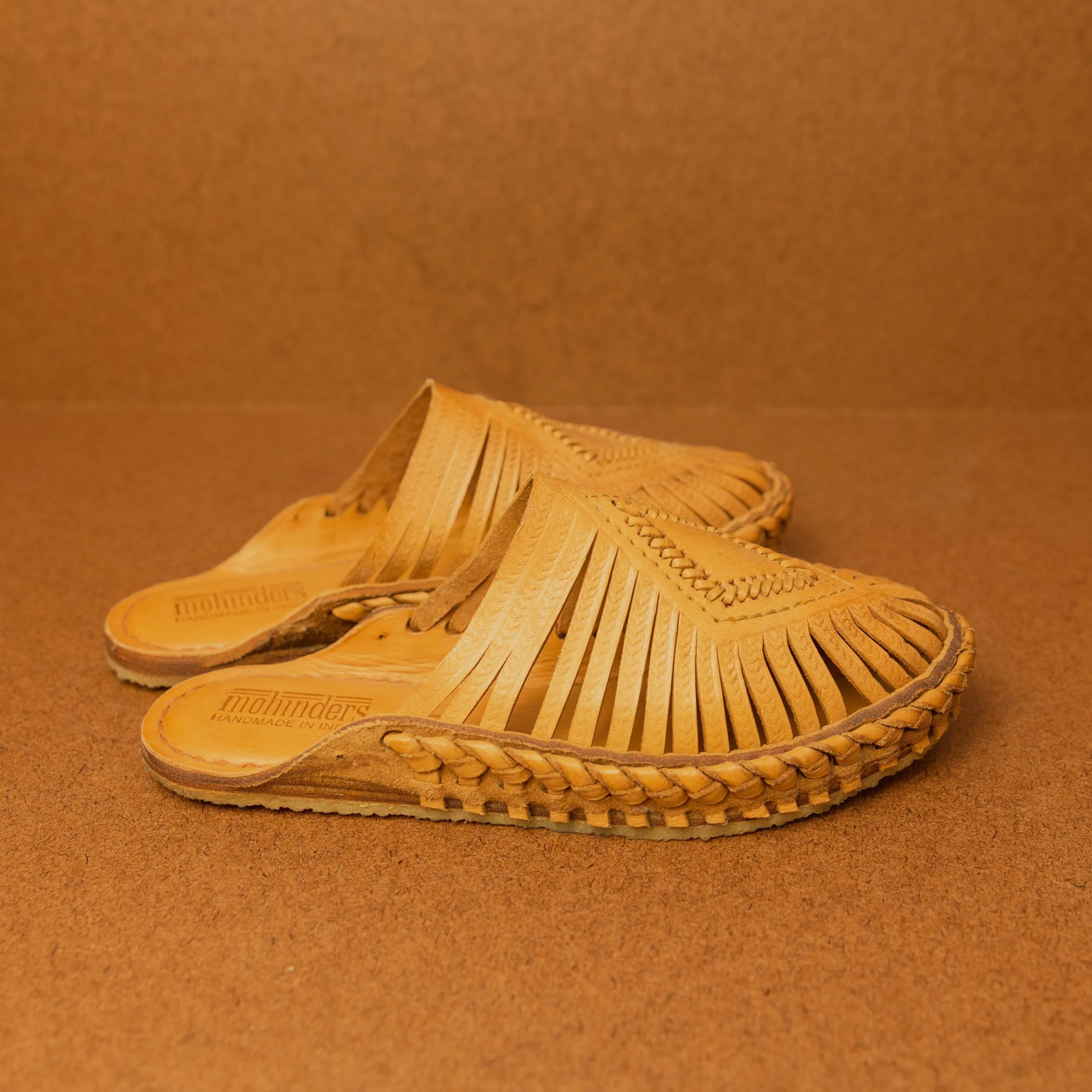 Mohinders Women's Diamond Slides in Honey