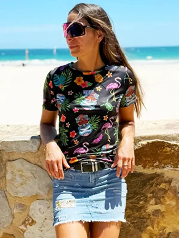 Molokai Women's Technical T-Shirt Black