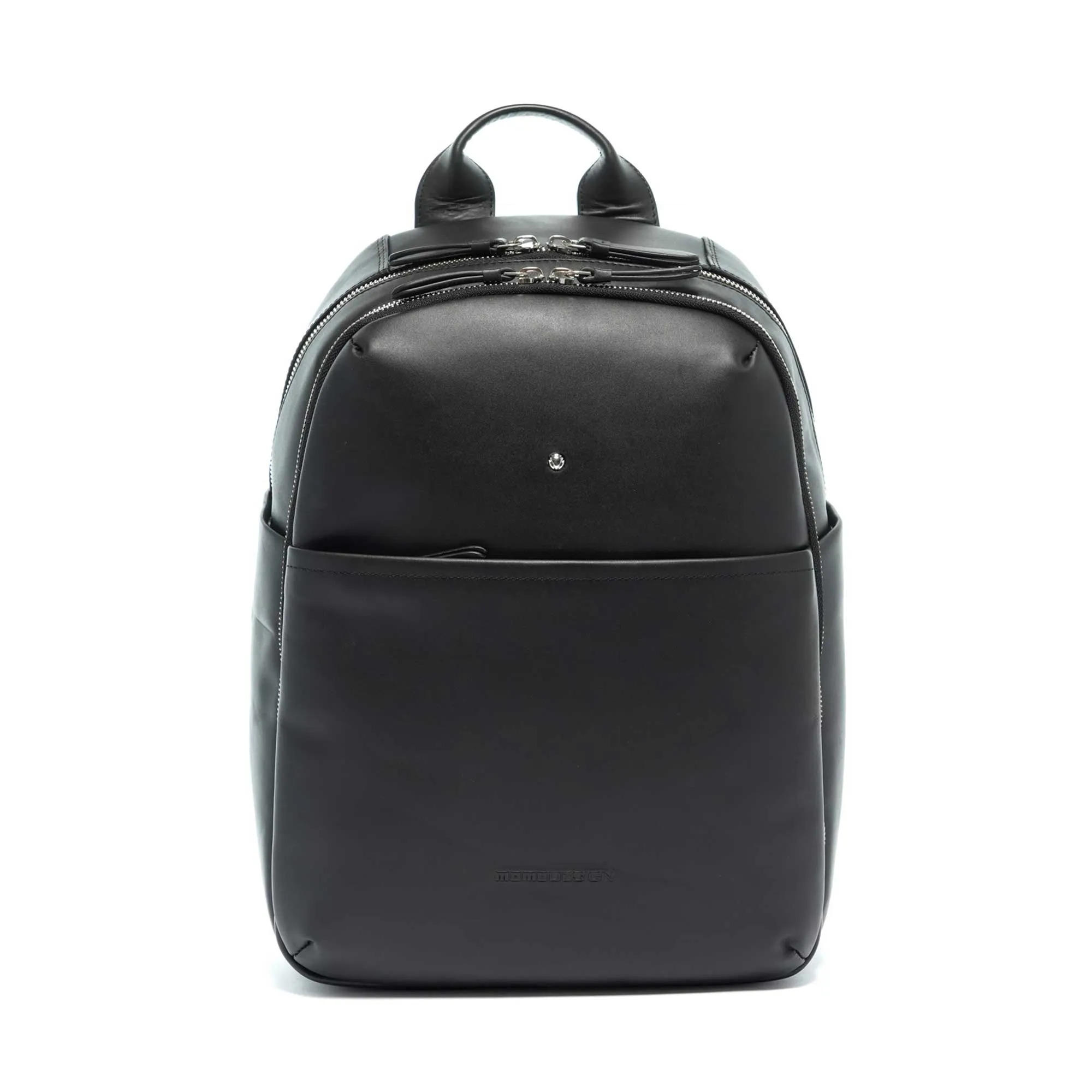 Momodesign Zaino Business Detail in pelle nero
