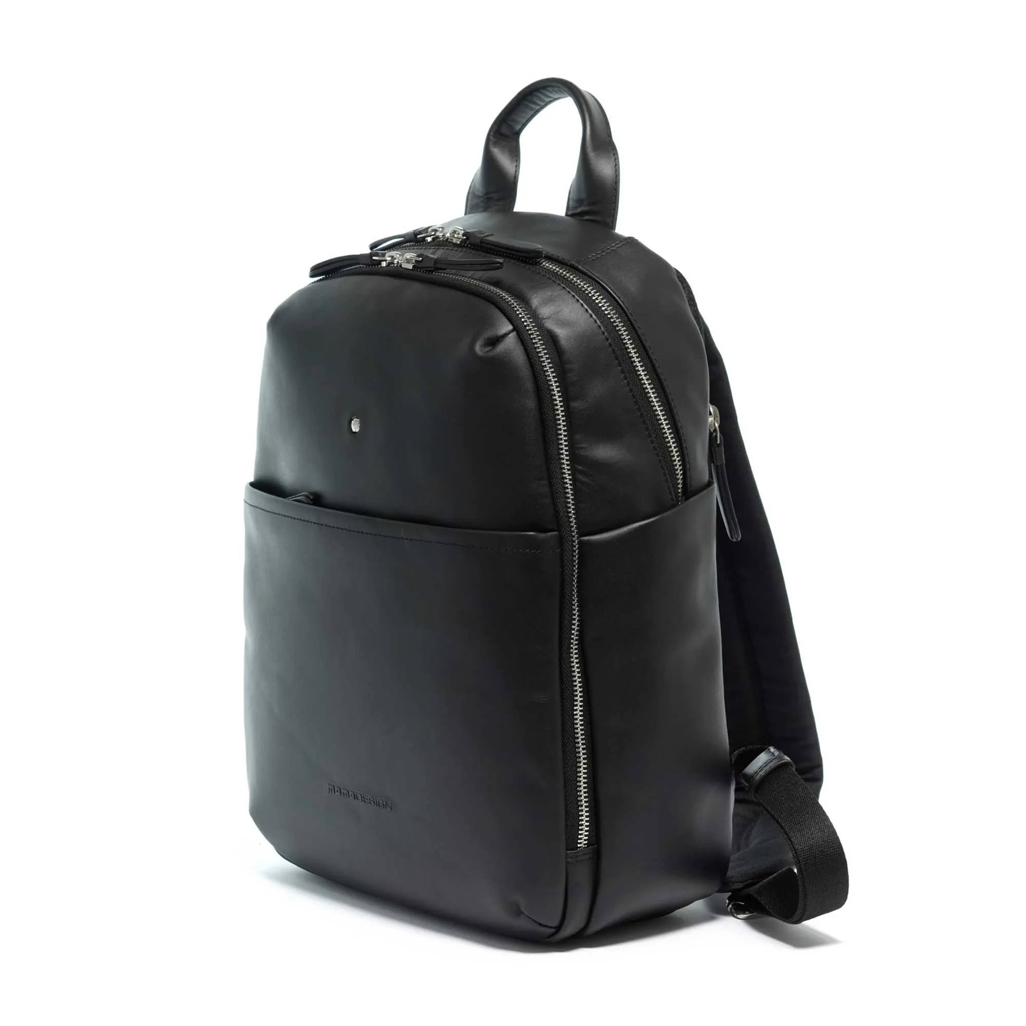 Momodesign Zaino Business Detail in pelle nero