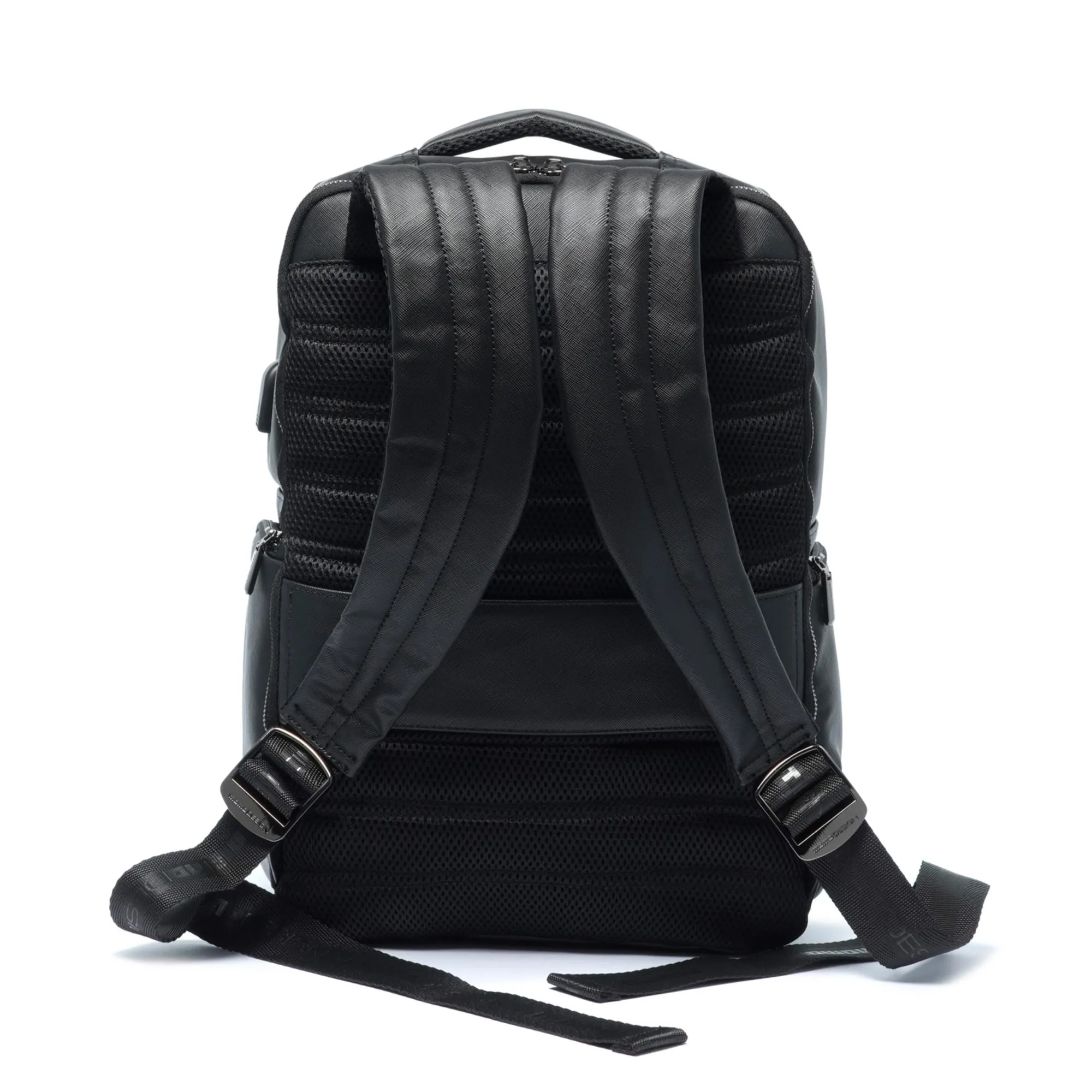 Momodesign Zaino Business Unico grande in saffiano nero