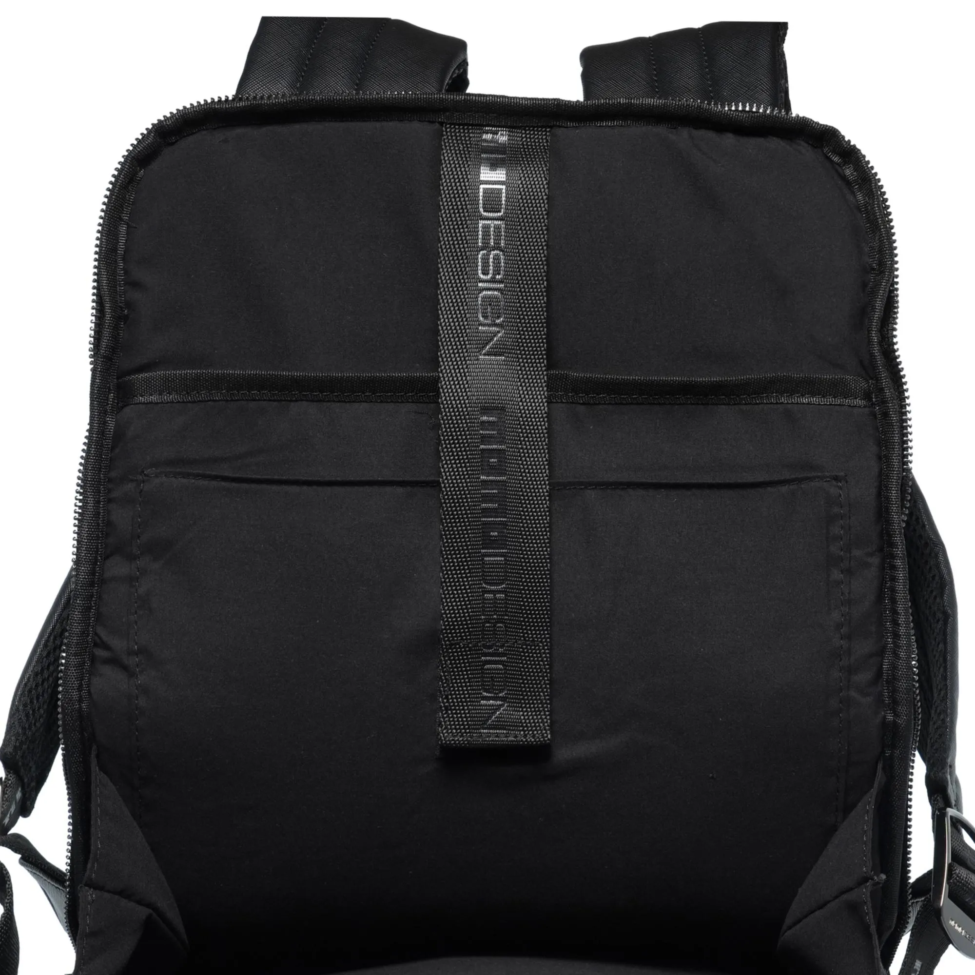 Momodesign Zaino Business Unico grande in saffiano nero