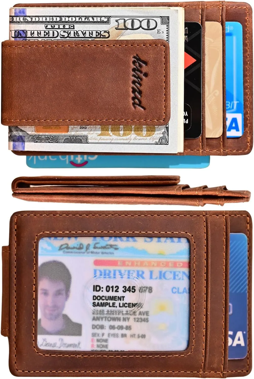 Money Clip, RFID Blocking Strong Magnet Wallet