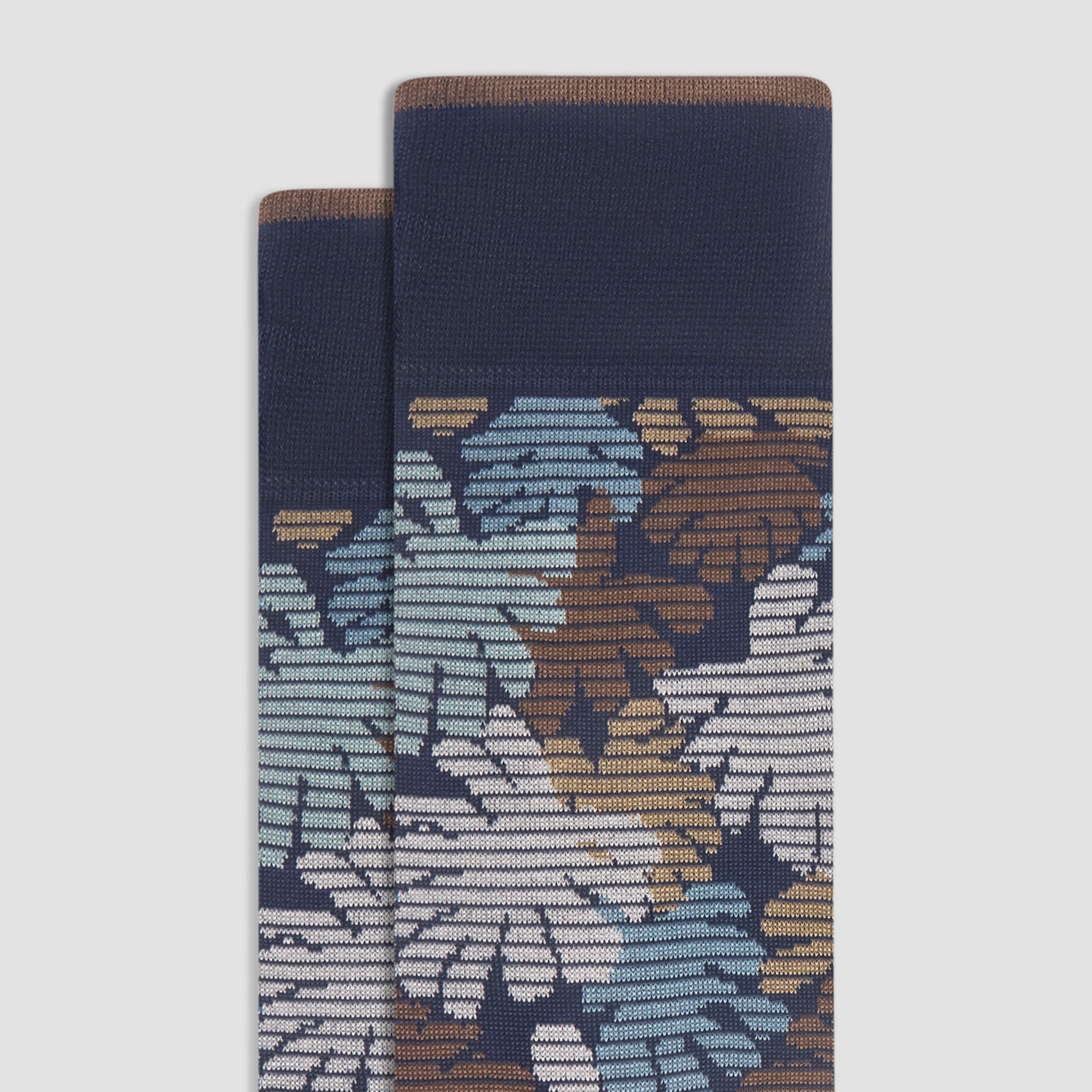 Monstera Leaf Mid-Calf Socks