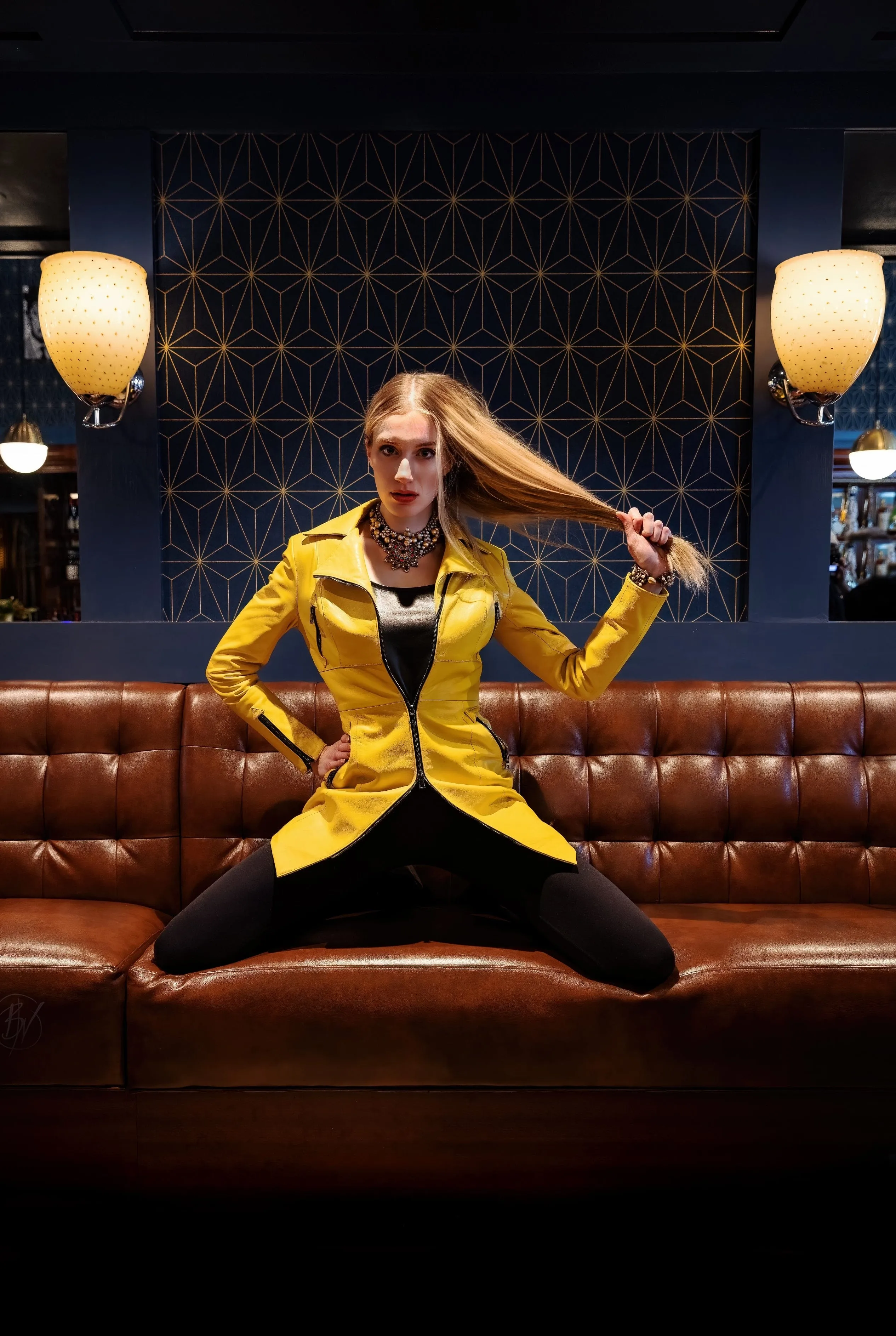 Motorcycle Coat Dress