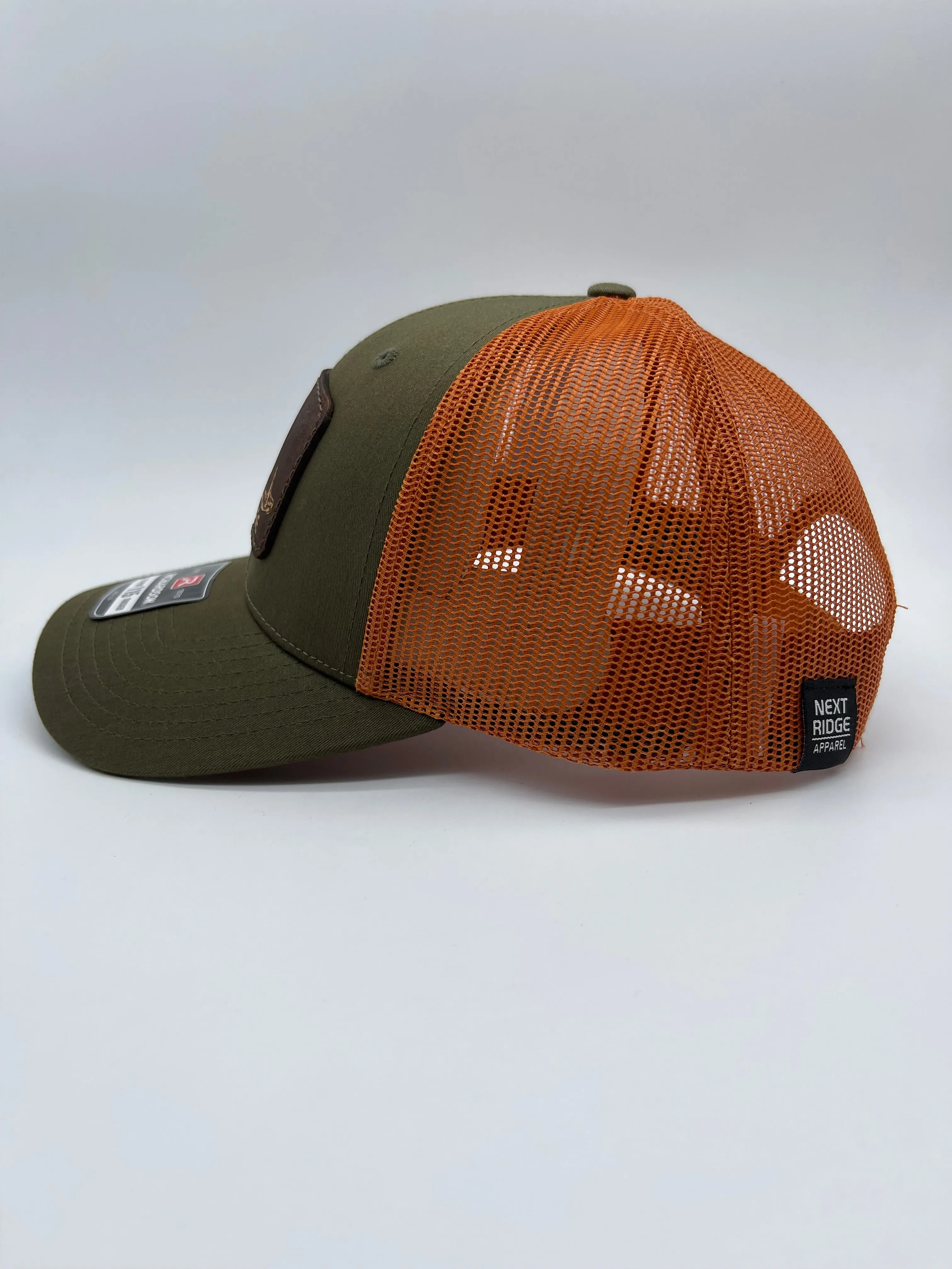 Muley Shed Hat- Dark Loden/Jaffa Orange