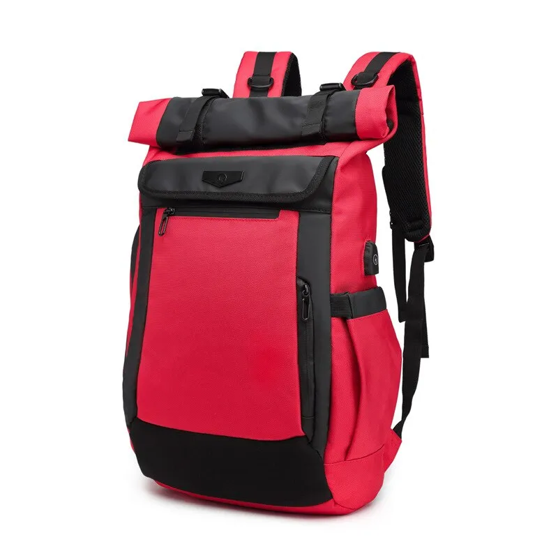 Multifunctional Rolltop Business Men's Backpack