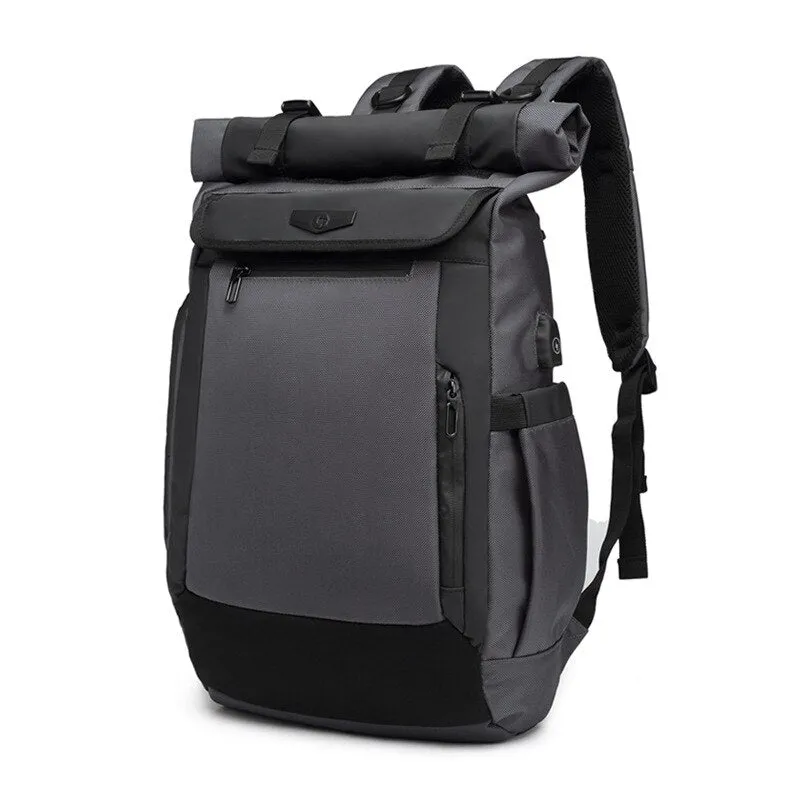 Multifunctional Rolltop Business Men's Backpack