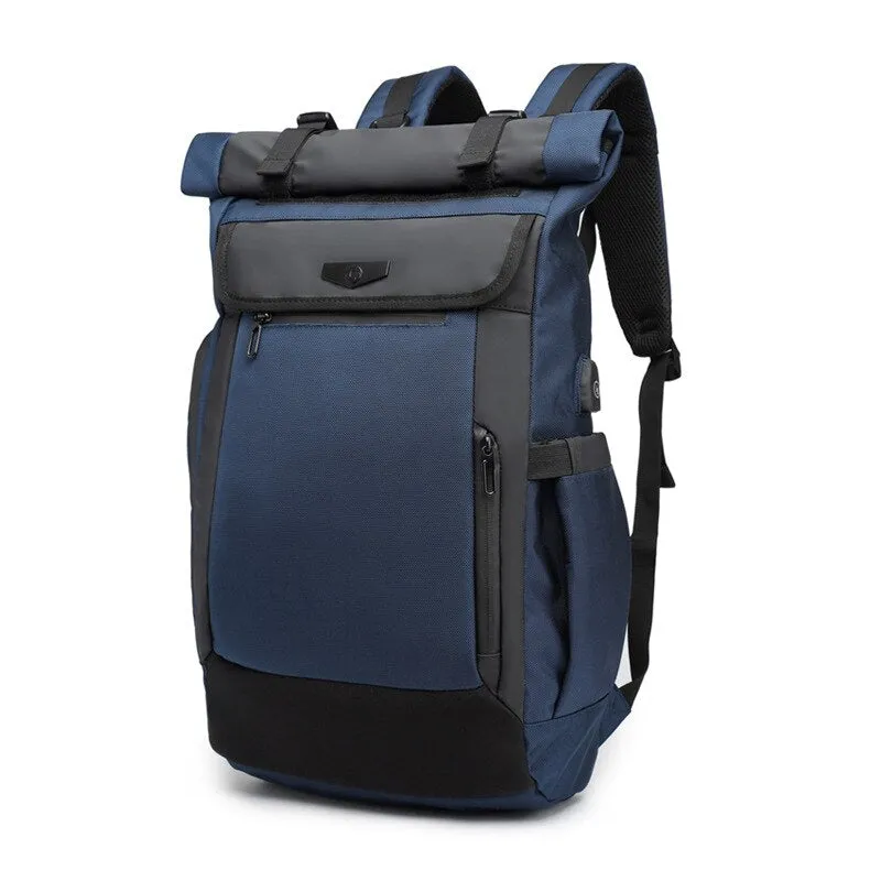 Multifunctional Rolltop Business Men's Backpack