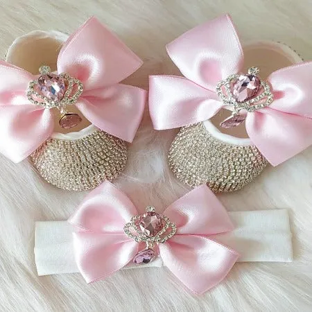 New Styles Customized 2 Pieces Shoes and Headband Set