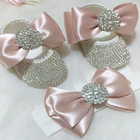 New Styles Customized 2 Pieces Shoes and Headband Set