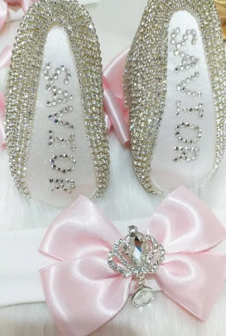 New Styles Customized 2 Pieces Shoes and Headband Set