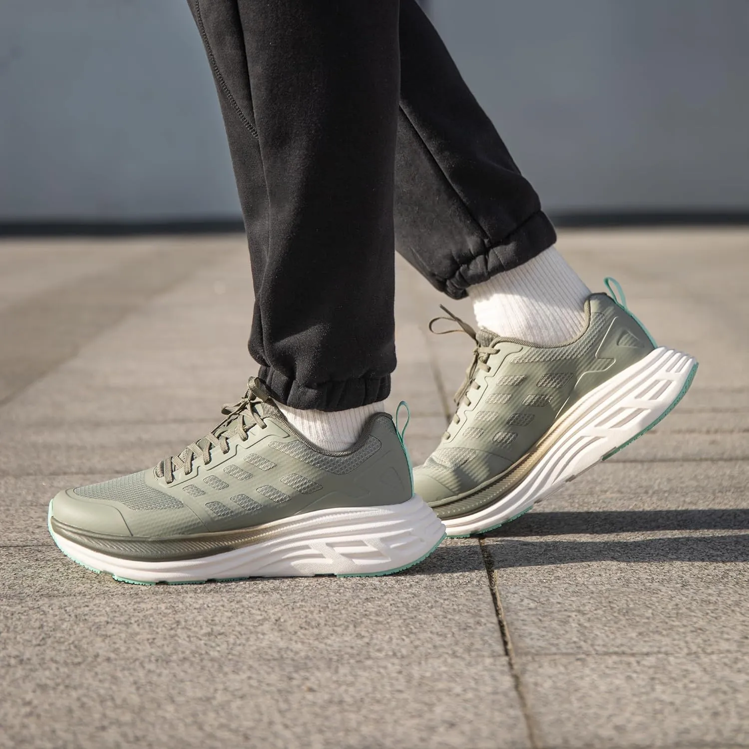 NORTIV 8 Men's Comfortable Walking Running Tennis Shoes ActiveFloat Athletic Gym Workout Jogging Cushioning Sneakers