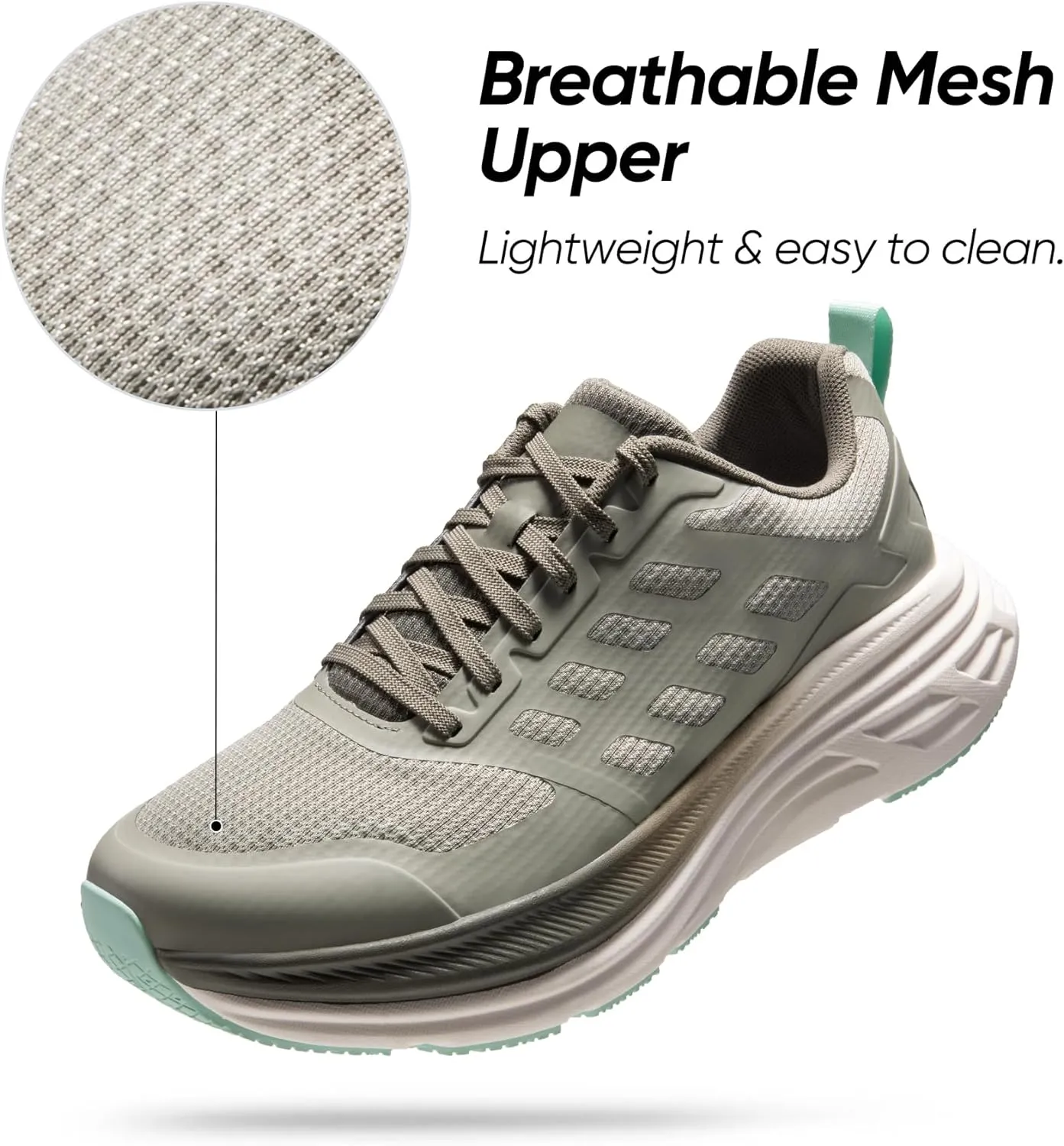 NORTIV 8 Men's Comfortable Walking Running Tennis Shoes ActiveFloat Athletic Gym Workout Jogging Cushioning Sneakers