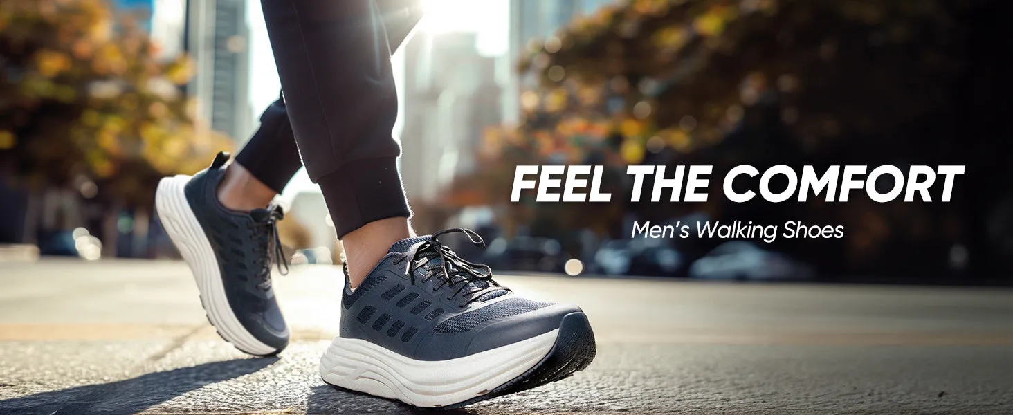 NORTIV 8 Men's Comfortable Walking Running Tennis Shoes ActiveFloat Athletic Gym Workout Jogging Cushioning Sneakers