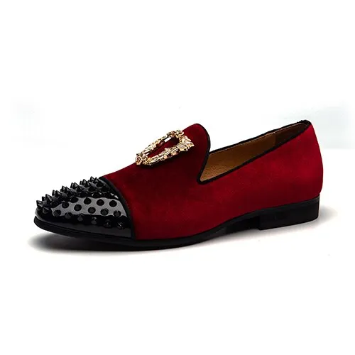 Nubuck Leather Customized Handmade Male Casual Shoes Slip on Wedding Shoes Luxury Fashion Men Loafers