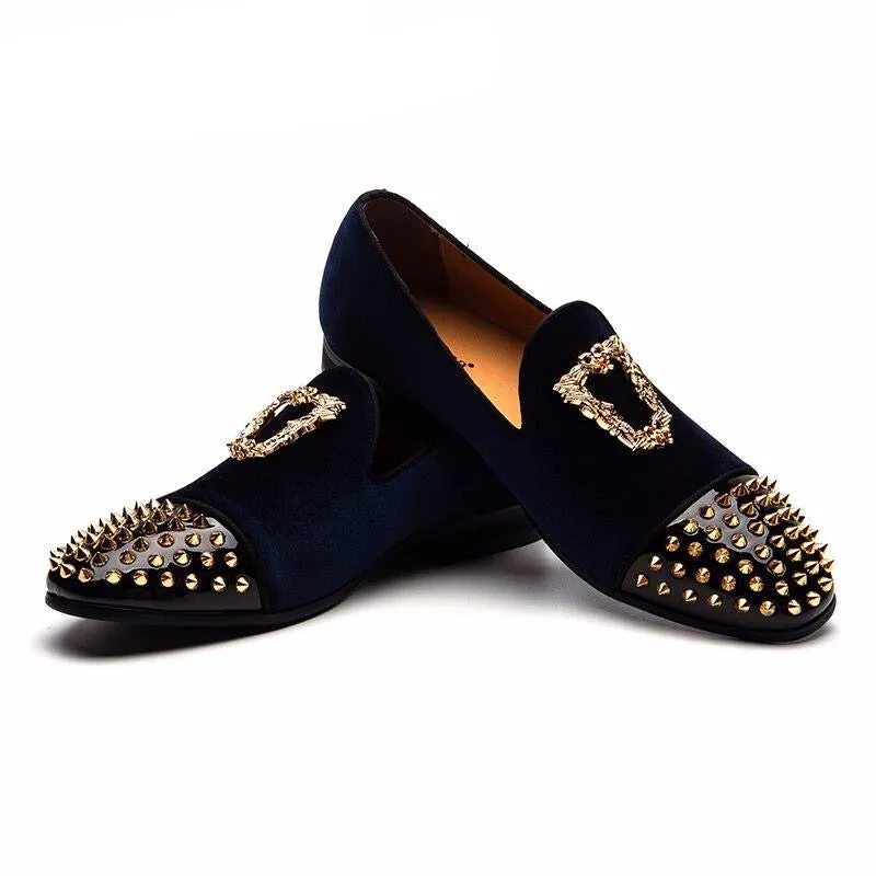 Nubuck Leather Customized Handmade Male Casual Shoes Slip on Wedding Shoes Luxury Fashion Men Loafers