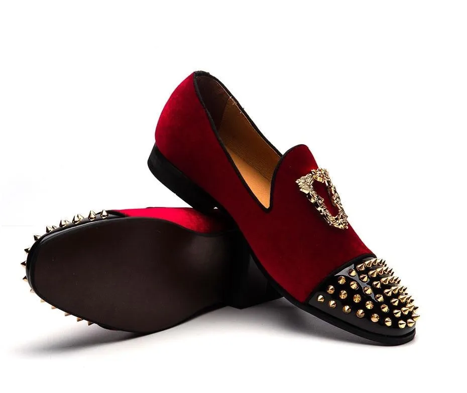 Nubuck Leather Customized Handmade Male Casual Shoes Slip on Wedding Shoes Luxury Fashion Men Loafers