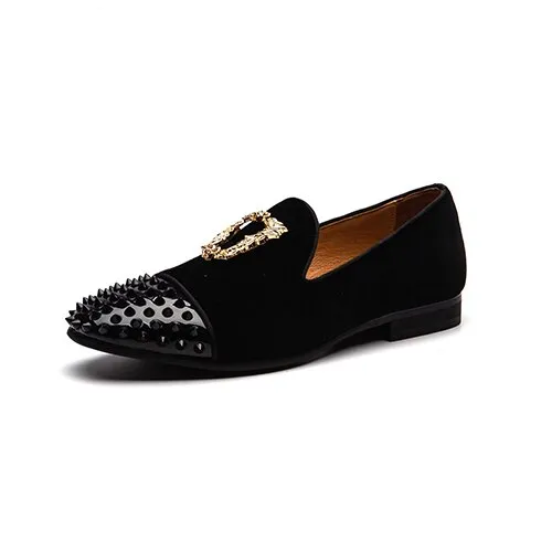 Nubuck Leather Customized Handmade Male Casual Shoes Slip on Wedding Shoes Luxury Fashion Men Loafers