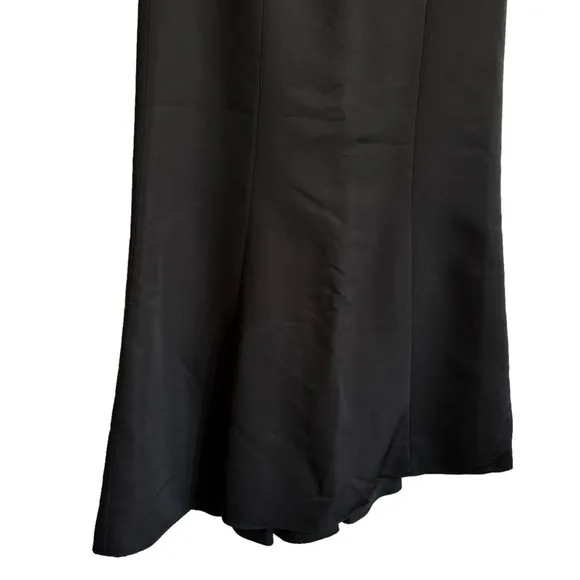 NWT Ann Taylor Black Formal Pleated Maxi Skirt, Size 2