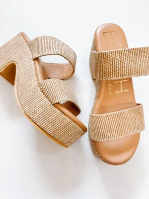 Ocean Ave Platform Sandals
