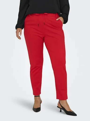 Only Carmakoma Life Trousers in Red