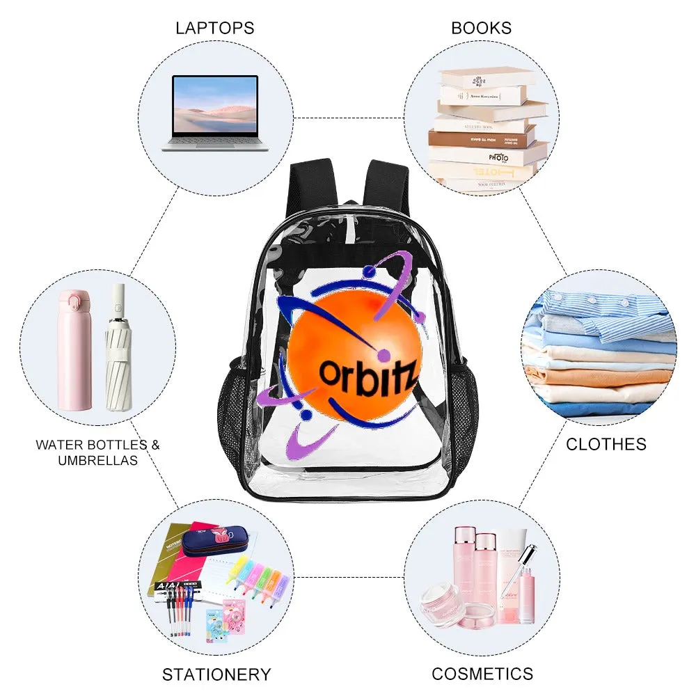 Orbitz Transparent Backpack 17 Inch