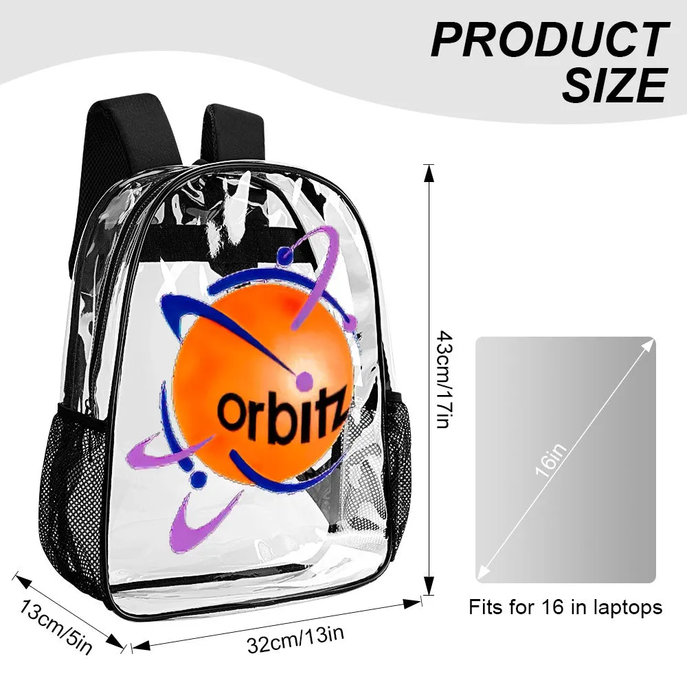 Orbitz Transparent Backpack 17 Inch